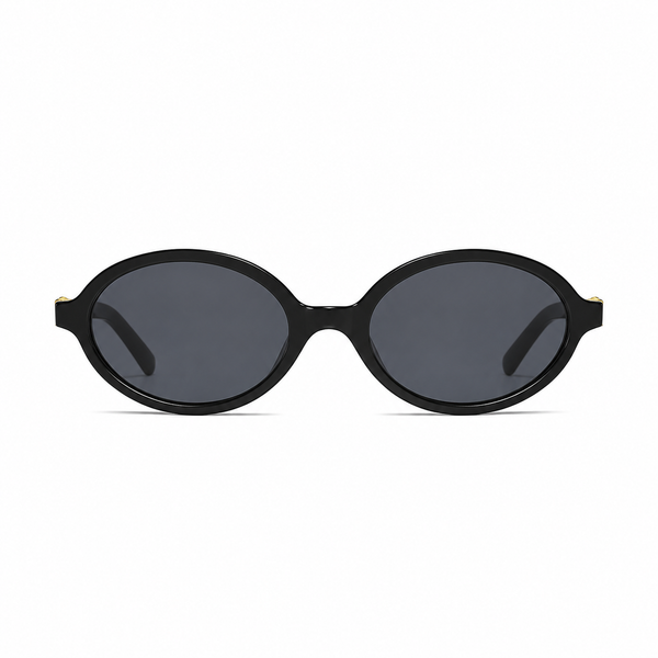 Noir avec verres gris