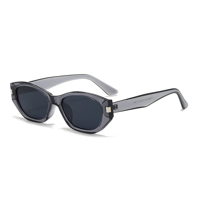1/3Pcs Fashion Cat Eye Vintage Sunglasses Women Oval Small Frame Eyewear Women Personality Simple Sun Protection Glasses UV400