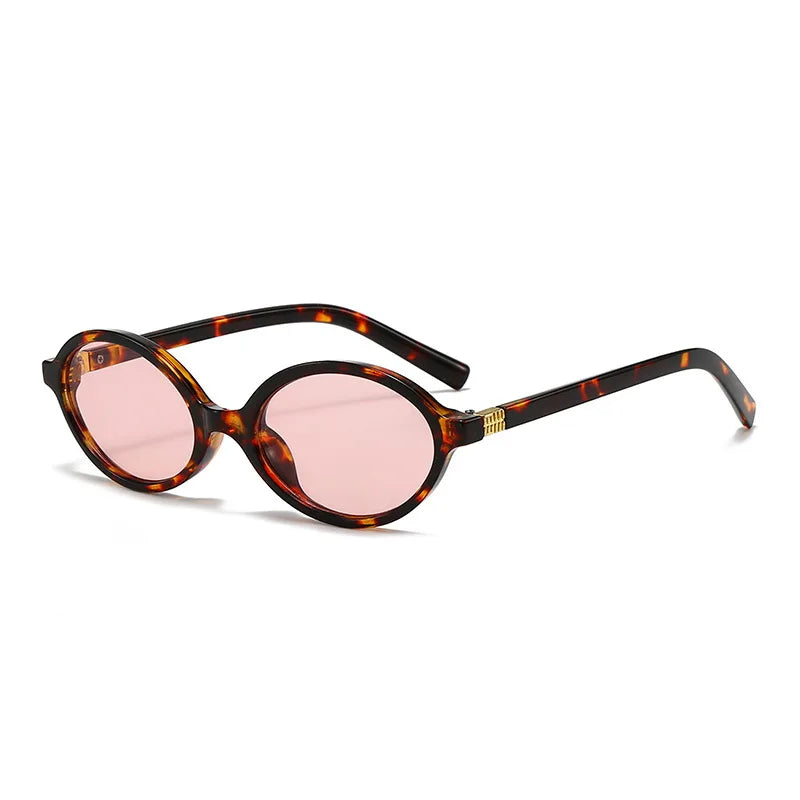 2026 Vintage Retro Oval Sunglasses for Women Men Trendy Luxury Brand Designer Uv400 Sunshade Sun Glasses Drive Beach Eyewear