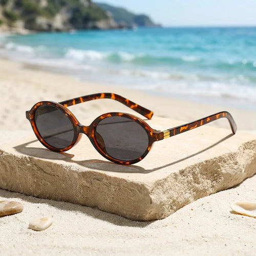 2026 Vintage Retro Oval Sunglasses for Women Men Trendy Luxury Brand Designer Uv400 Sunshade Sun Glasses Drive Beach Eyewear