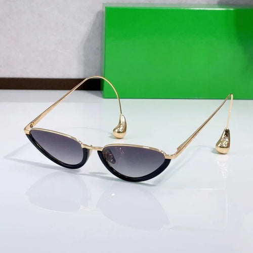 1700 Cat Eye Luxury Women'S Sunglasses Men Alloy Luxury Brand Unique Designer Top Quality Classical UV400 Prescription with Case
