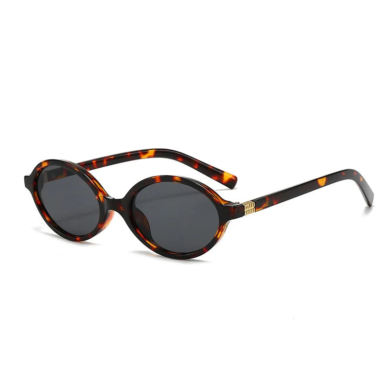 2026 Vintage Retro Oval Sunglasses for Women Men Trendy Luxury Brand Designer Uv400 Sunshade Sun Glasses Drive Beach Eyewear