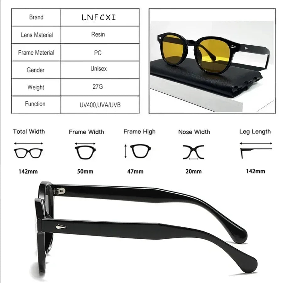 Quality New Retro round Sunglasses Women Fashion Rivets Decoration Shades UV400 Men Punk Leopard Sun Glasses
