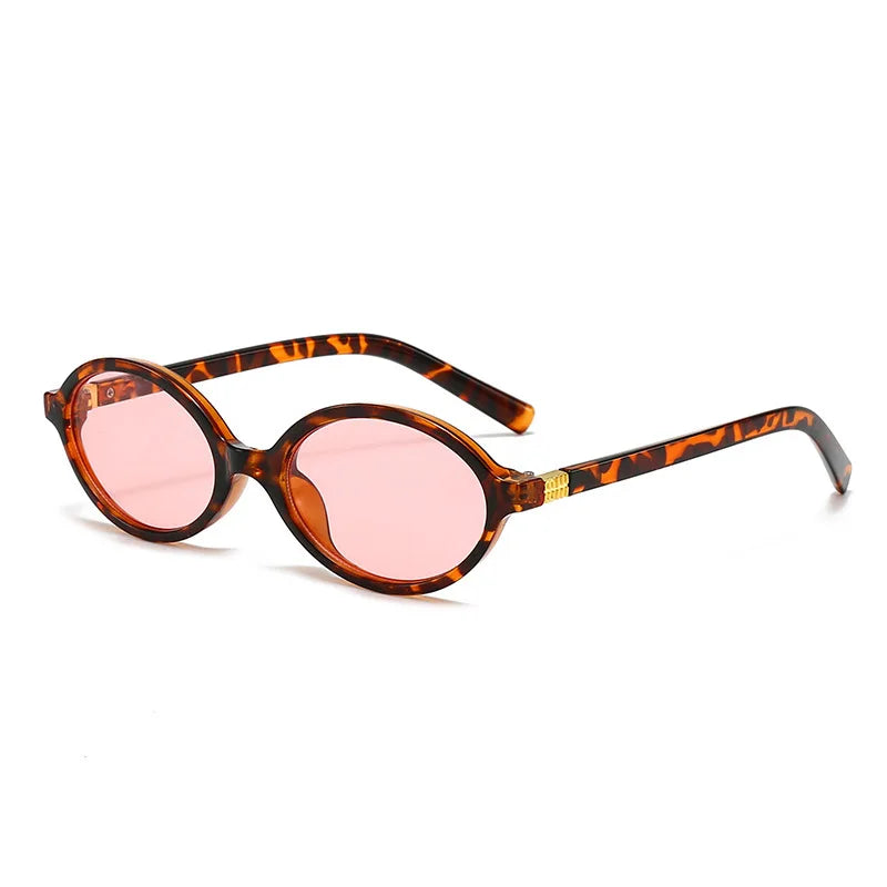 2026 Vintage Retro Oval Sunglasses for Women Men Trendy Luxury Brand Designer Uv400 Sunshade Sun Glasses Drive Beach Eyewear