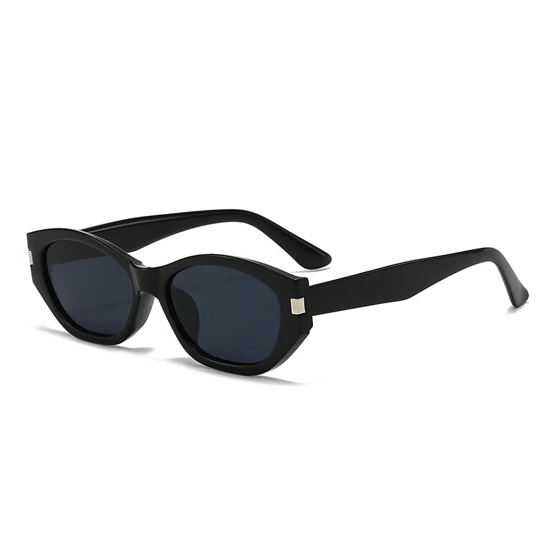 1/3Pcs Fashion Cat Eye Vintage Sunglasses Women Oval Small Frame Eyewear Women Personality Simple Sun Protection Glasses UV400