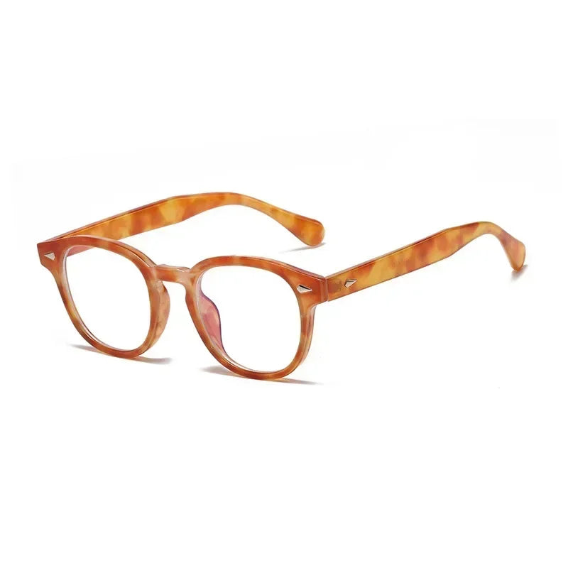 Quality New Retro round Sunglasses Women Fashion Rivets Decoration Shades UV400 Men Punk Leopard Sun Glasses