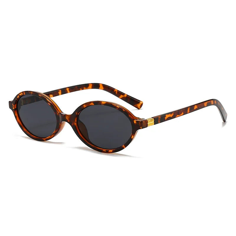 2026 Vintage Retro Oval Sunglasses for Women Men Trendy Luxury Brand Designer Uv400 Sunshade Sun Glasses Drive Beach Eyewear