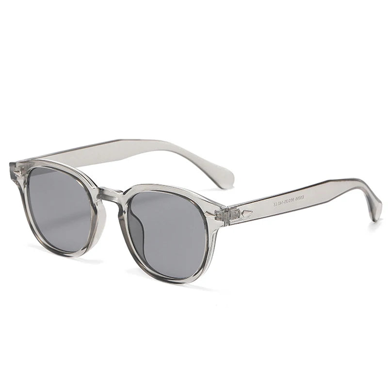 Quality New Retro round Sunglasses Women Fashion Rivets Decoration Shades UV400 Men Punk Leopard Sun Glasses