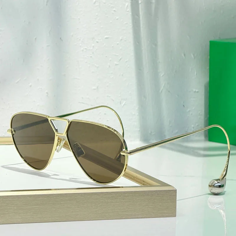 1700 Cat Eye Luxury Women'S Sunglasses Men Alloy Luxury Brand Unique Designer Top Quality Classical UV400 Prescription with Case