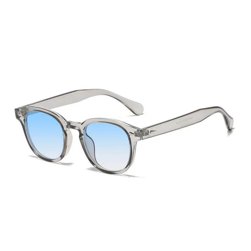 Quality New Retro round Sunglasses Women Fashion Rivets Decoration Shades UV400 Men Punk Leopard Sun Glasses