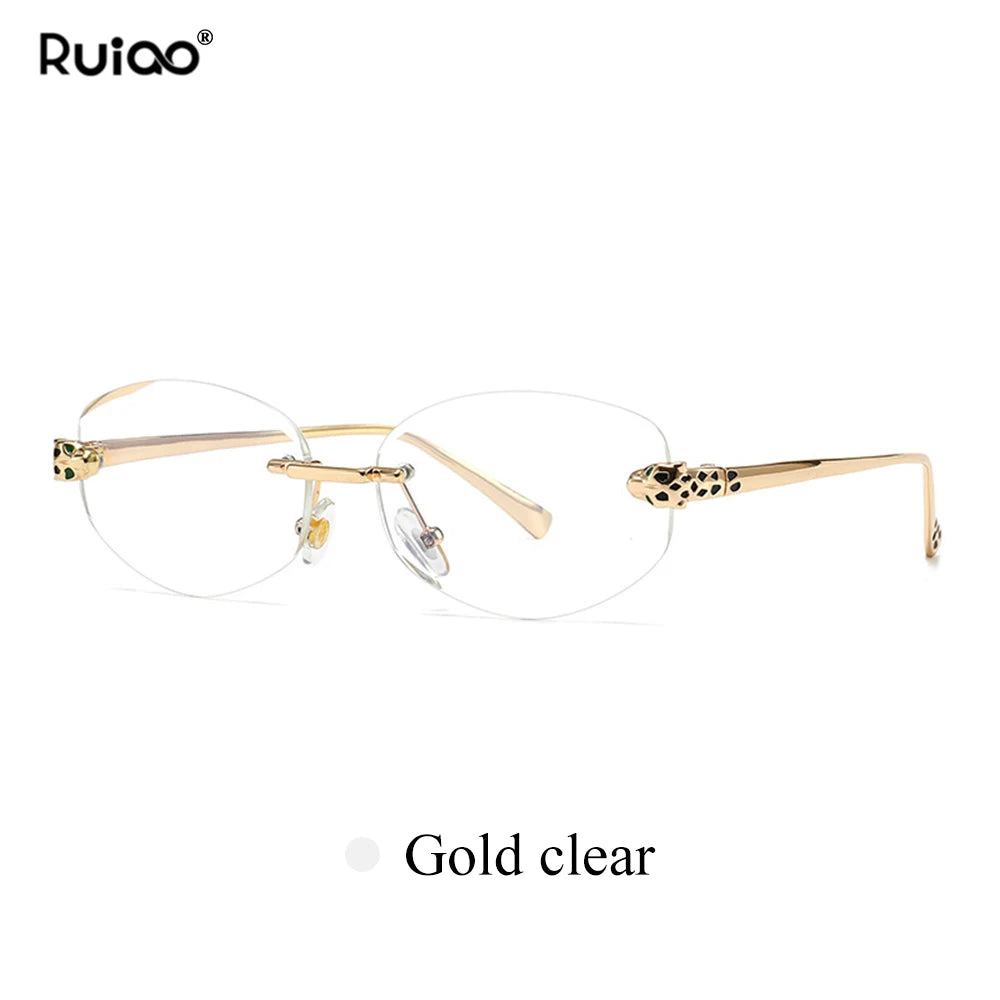 New Rimless Sunglasses for Women Luxury Brand Designer Sun Shades Fashion Diamond Cut for Small Face Oval Y2K Frameless