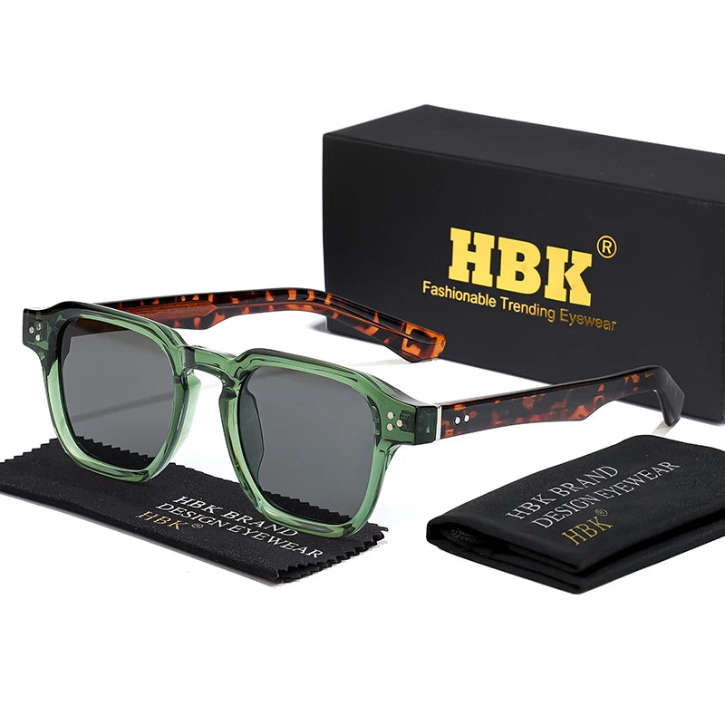 New Fashion Sunglasses Men Vintage Square Gradient Sun Glasses Outdoor Sports Party Vacation Travel Driving Eyeglasses