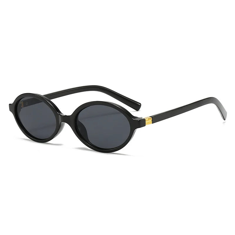 2026 Vintage Retro Oval Sunglasses for Women Men Trendy Luxury Brand Designer Uv400 Sunshade Sun Glasses Drive Beach Eyewear