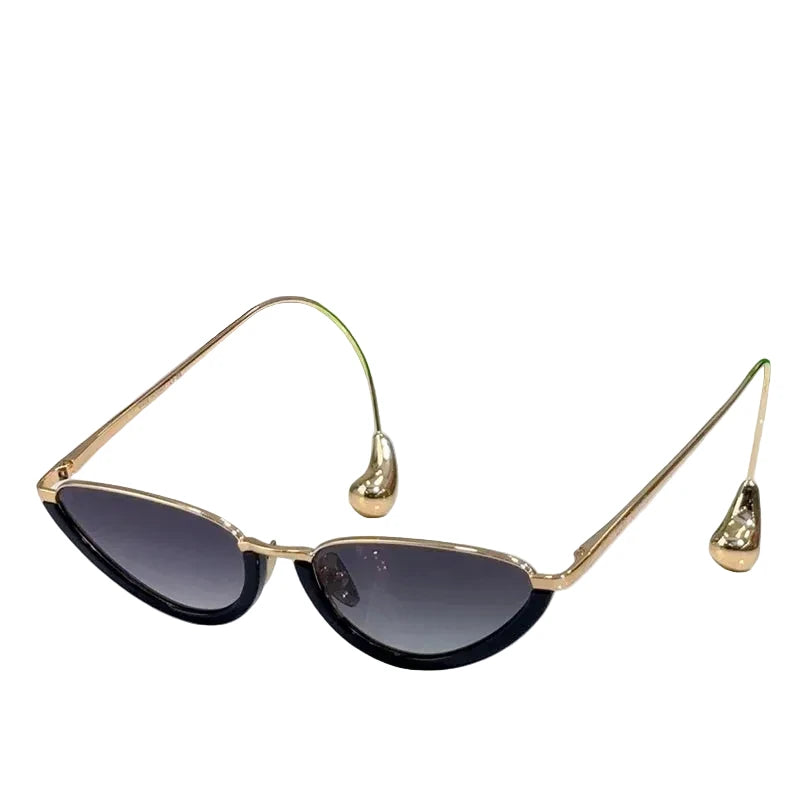 1700 Cat Eye Luxury Women'S Sunglasses Men Alloy Luxury Brand Unique Designer Top Quality Classical UV400 Prescription with Case